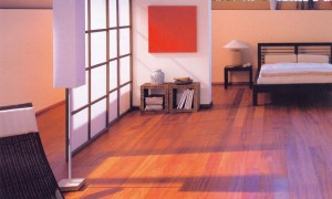 Laminaat dat krasvrij en slijtvast is.